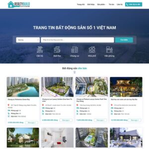 Theme website cho thuê bất động sản