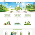 Theme website bán sữa dừa